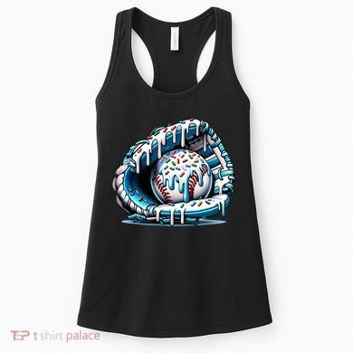 Baseball Home Plate Drip Boys Baseball Bat, Baseball Drip Women's Tank Top