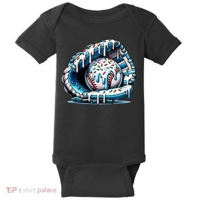Baseball Home Plate Drip Boys Baseball Bat, Baseball Drip Baby Bodysuit