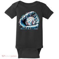 Baseball Home Plate Drip Boys Baseball Bat, Baseball Drip Baby Bodysuit thumb 0