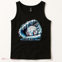 Baseball Home Plate Drip Boys Baseball Bat, Baseball Drip Tank Top thumb 2