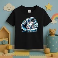 Baseball Home Plate Drip Boys Baseball Bat, Baseball Drip Toddler T-Shirt thumb 3