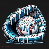 Baseball Home Plate Drip Boys Baseball Bat, Baseball Drip Kids Hoodie thumb 5
