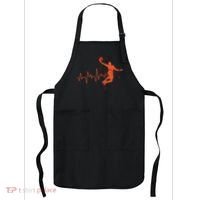 Basketball Heartbeat Retro Apron thumb 0