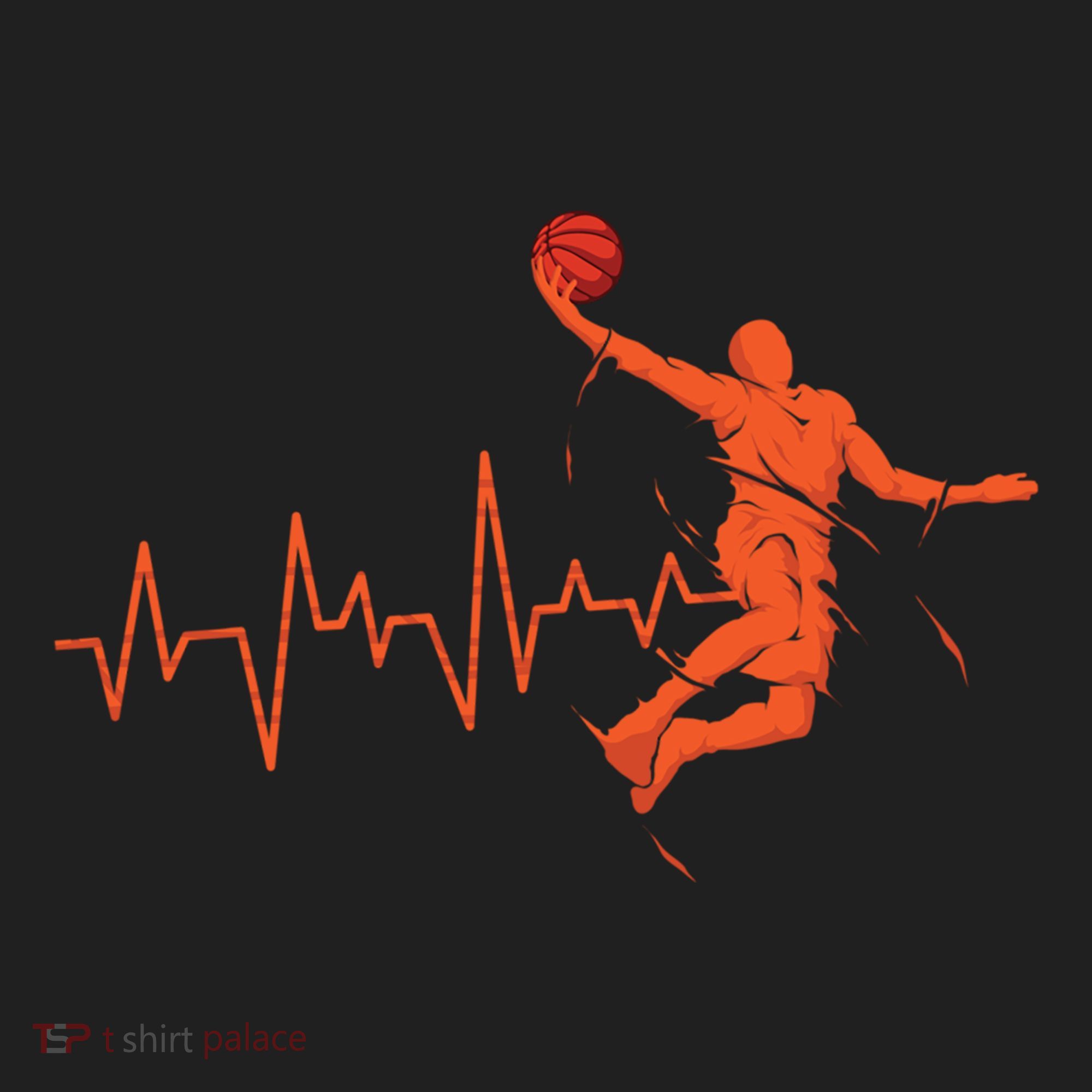 Basketball Heartbeat Retro Beanie