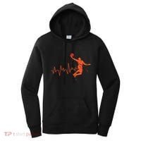 Basketball Heartbeat Retro Women's Hoodie thumb 0