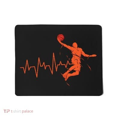 Basketball Heartbeat Retro Mousepad