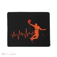 Basketball Heartbeat Retro Mousepad thumb 0