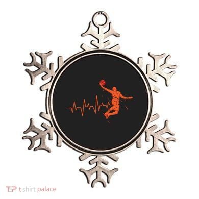 Basketball Heartbeat Retro Ornament
