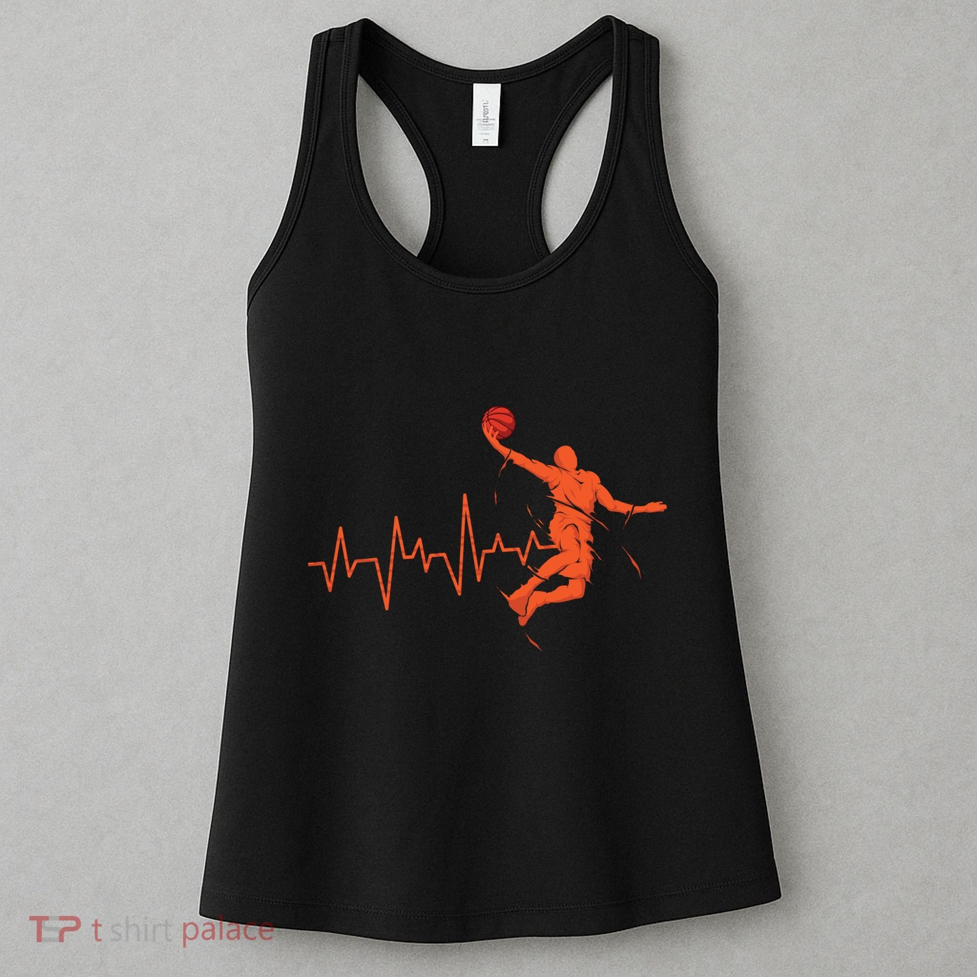 Basketball Heartbeat Retro Women's Tank Top
