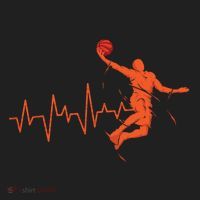 Basketball Heartbeat Retro Hat thumb 2