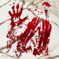 Bloody Handprint Red Hands Blood Splatter Zombie Outbreak Kati Licensed 12" Camo Cuffed Beanie thumb 2