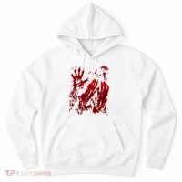 Bloody Handprint Red Hands Blood Splatter Zombie Outbreak Hoodie thumb 0
