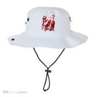 Bloody Handprint Red Hands Blood Splatter Zombie Outbreak Bucket Hat thumb 0