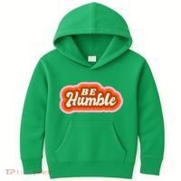 Be Humble Retro Kids Hoodie thumb 0
