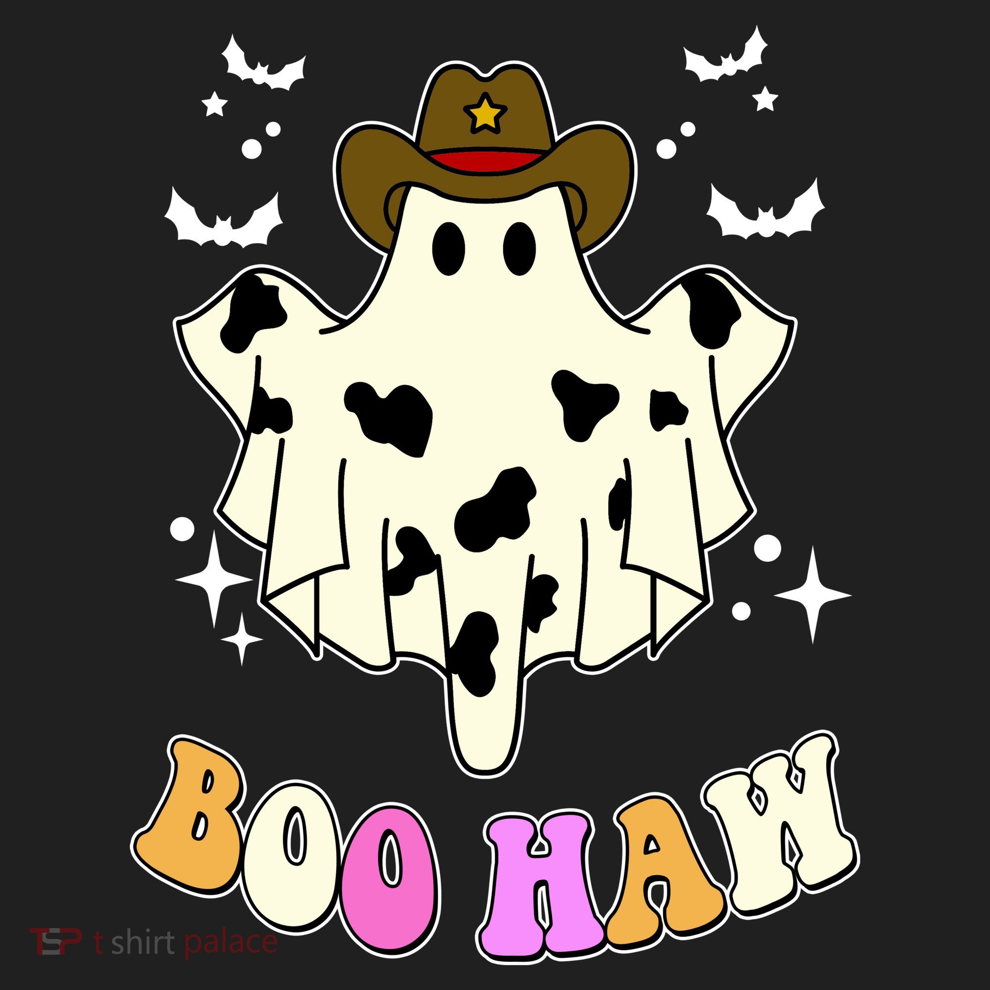 Boo Haw Retro Western Halloween Women's Sweatshirt