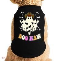 Boo Haw Retro Western Halloween Doggie Tank thumb 0