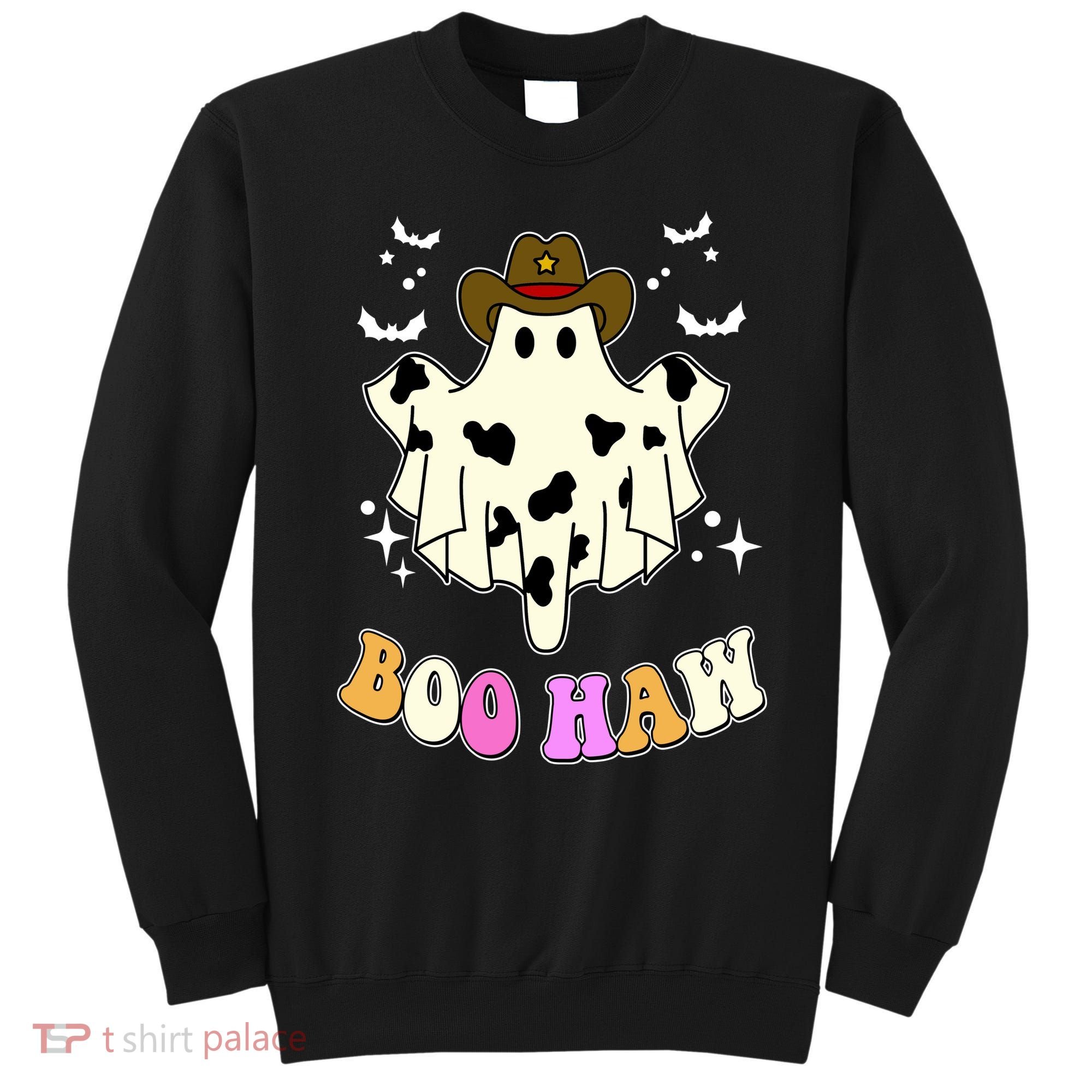 Boo Haw Retro Western Halloween Sweatshirt