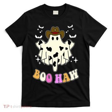 Boo Haw Retro Western Halloween T-Shirt