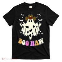 Boo Haw Retro Western Halloween T-Shirt thumb 0