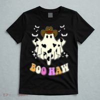 Boo Haw Retro Western Halloween T-Shirt thumb 5