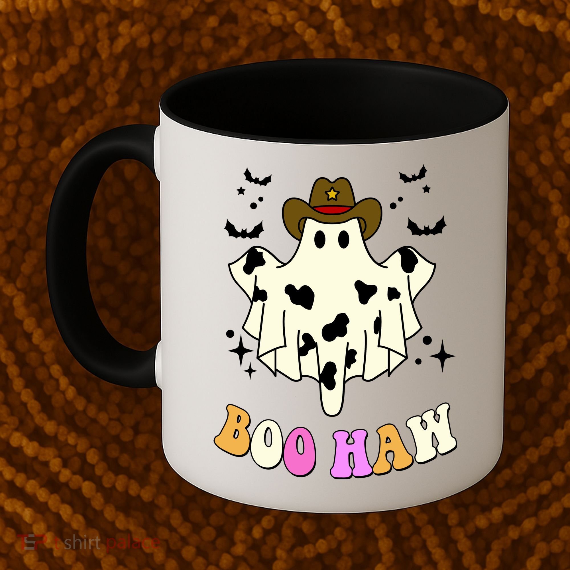 Boo Haw Retro Western Halloween Coffee Mug