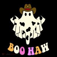 Boo Haw Retro Western Halloween Coffee Mug thumb 5