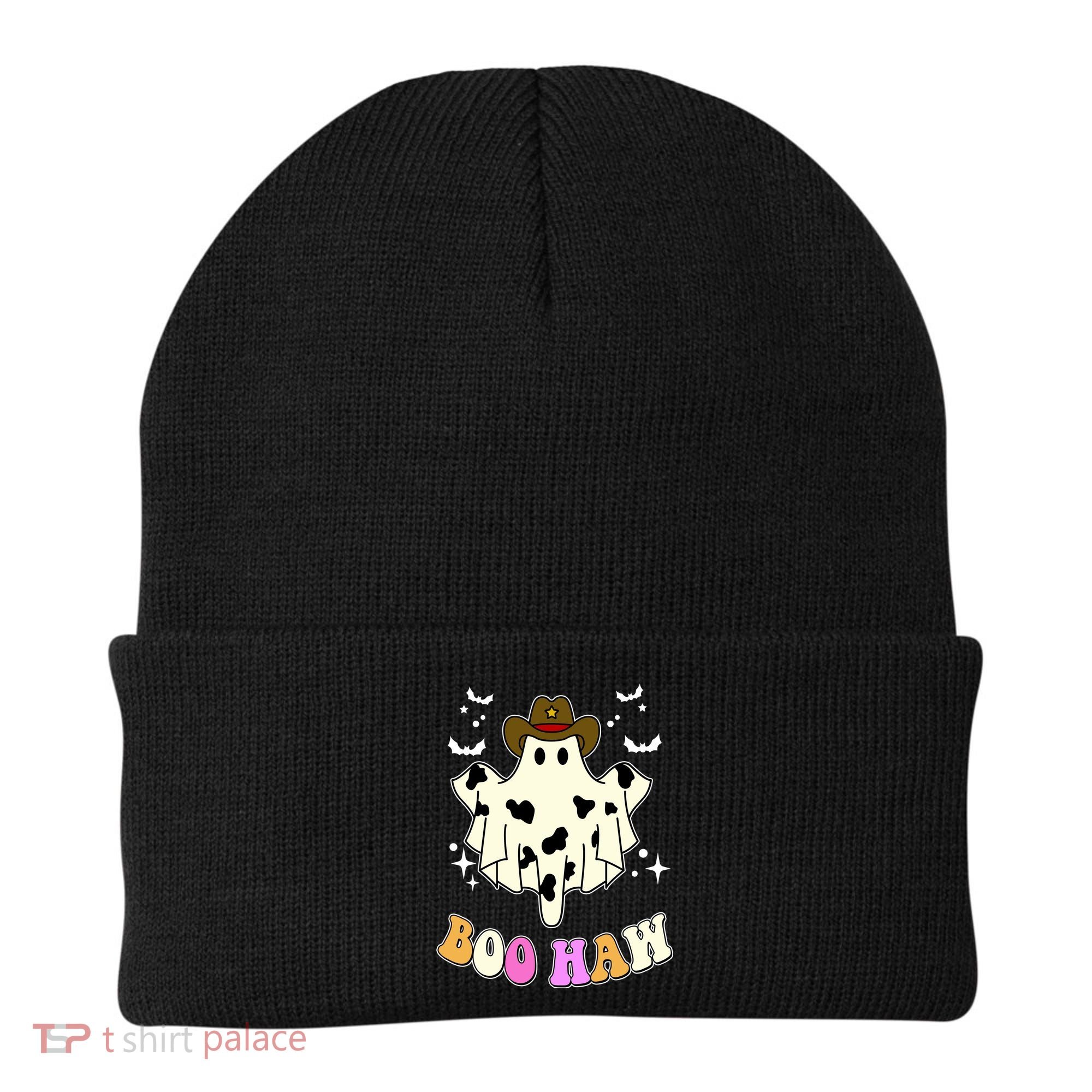 Boo Haw Retro Western Halloween Beanie
