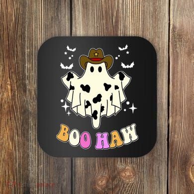 Boo Haw Retro Western Halloween Coaster
