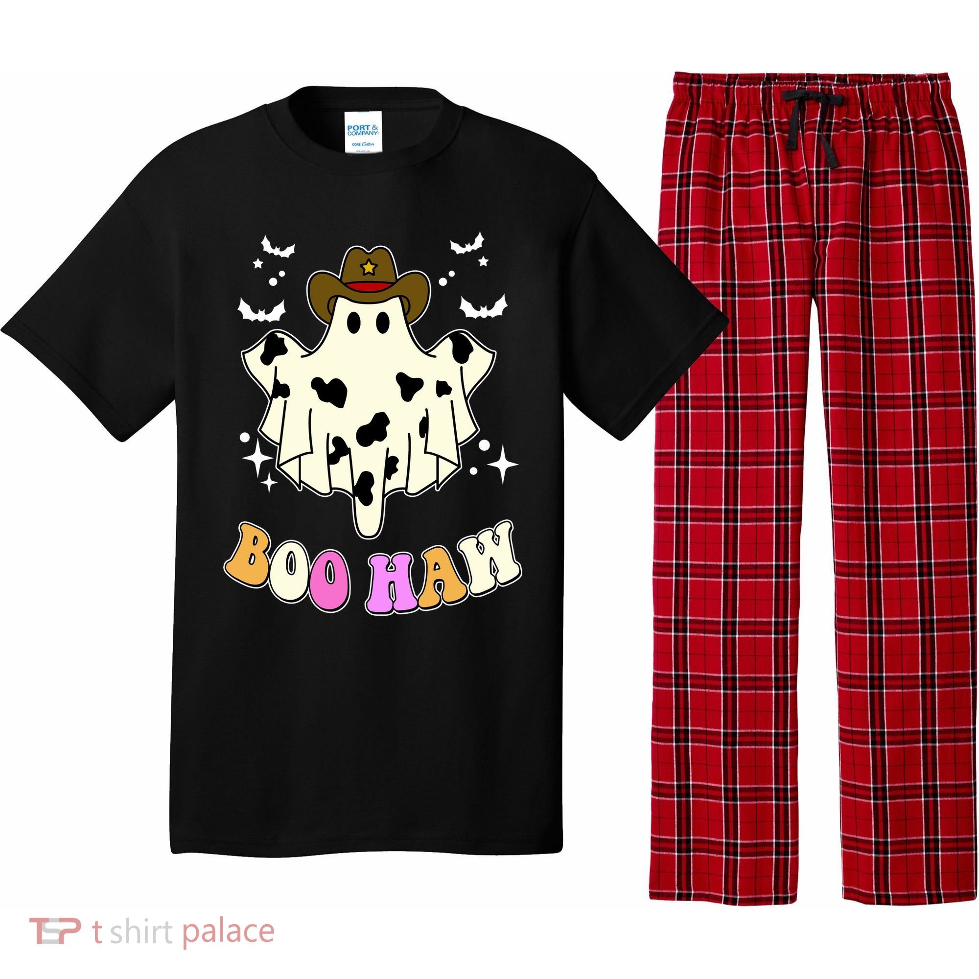 Boo Haw Retro Western Halloween Pajama Set