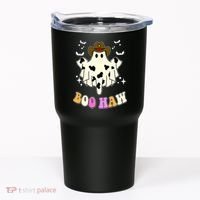 Boo Haw Retro Western Halloween Tumbler thumb 0