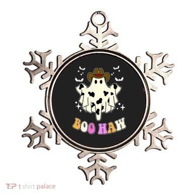 Boo Haw Retro Western Halloween Ornament
