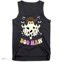 Boo Haw Retro Western Halloween Tank Top thumb 0