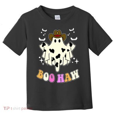 Boo Haw Retro Western Halloween Toddler T-Shirt