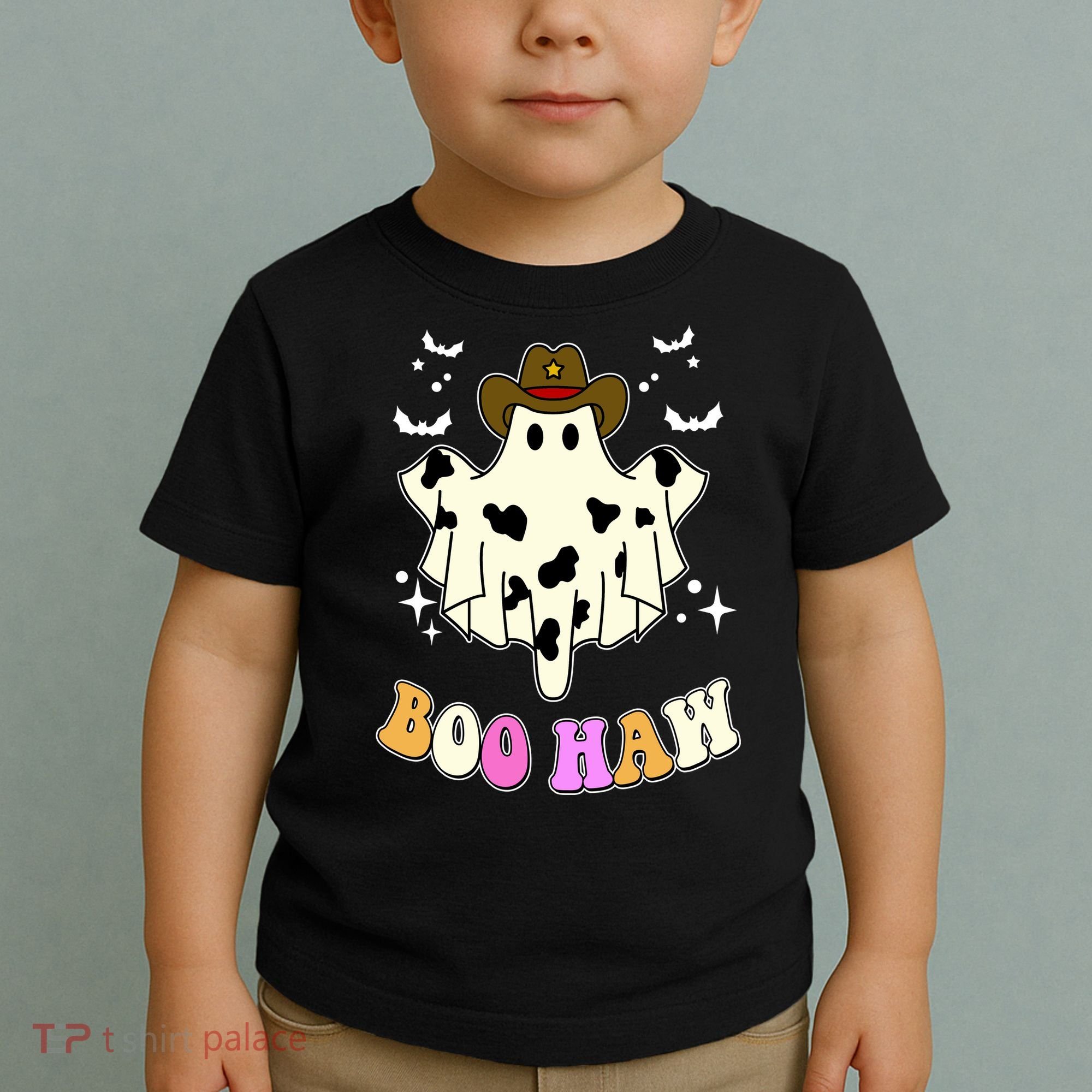 Boo Haw Retro Western Halloween Toddler T-Shirt
