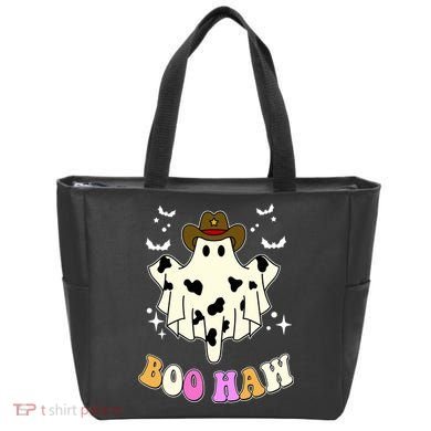 Boo Haw Retro Western Halloween Tote Bag