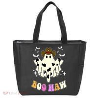 Boo Haw Retro Western Halloween Tote Bag thumb 0