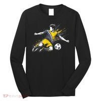 Bosnia Herzegovina Soccer Team Flag Long Sleeve Shirt thumb 0
