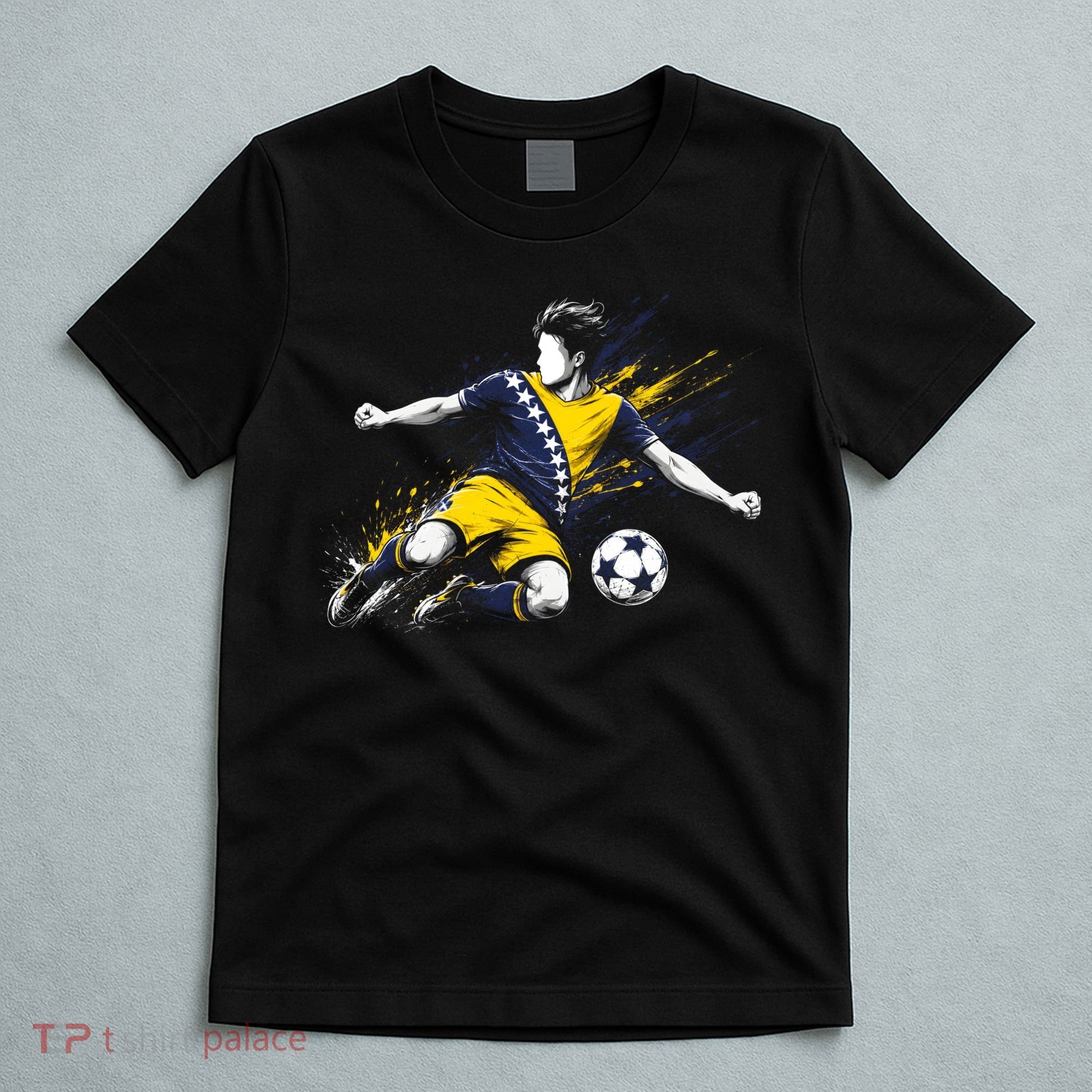Bosnia Herzegovina Soccer Team Flag T-Shirt