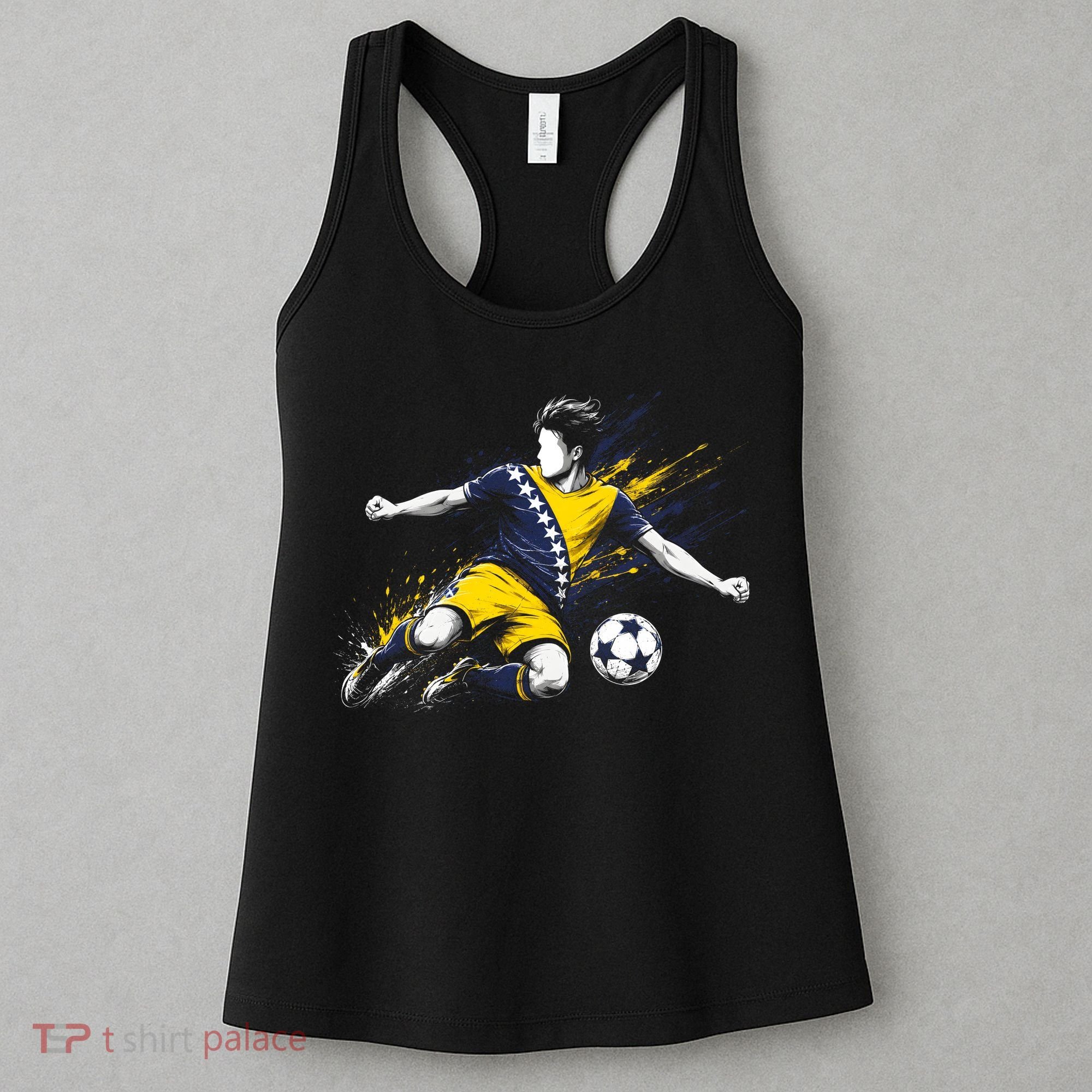 Bosnia Herzegovina Soccer Team Flag Women's Tank Top