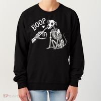 Boop Hand Skeleton And Dog Women's Sweatshirt thumb 0