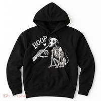 Boop Hand Skeleton And Dog Hoodie thumb 0