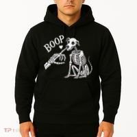 Boop Hand Skeleton And Dog Hoodie thumb 2