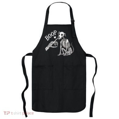 Boop Hand Skeleton And Dog Apron