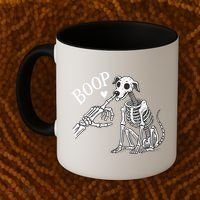 Boop Hand Skeleton And Dog Coffee Mug thumb 2