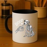Boop Hand Skeleton And Dog Coffee Mug thumb 4