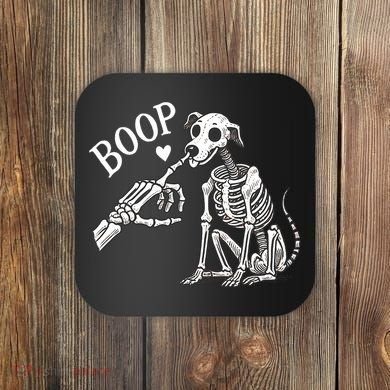 Boop Hand Skeleton And Dog Coaster