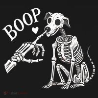 Boop Hand Skeleton And Dog Polo thumb 3