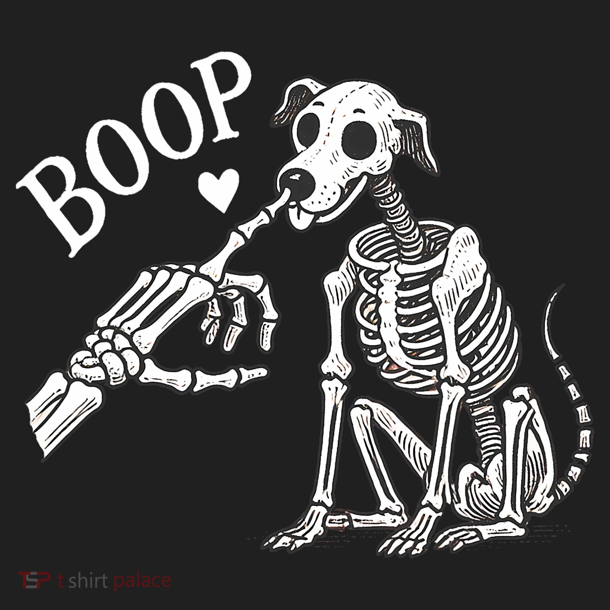 Boop Hand Skeleton And Dog Tumbler