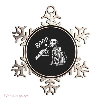 Boop Hand Skeleton And Dog Ornament
