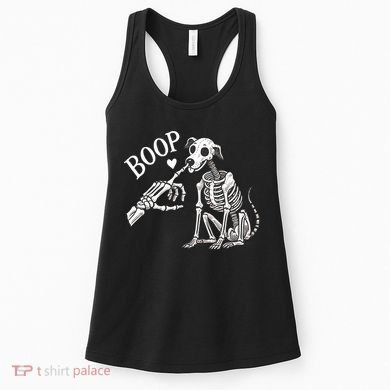 Boop Hand Skeleton And Dog Women's Tank Top